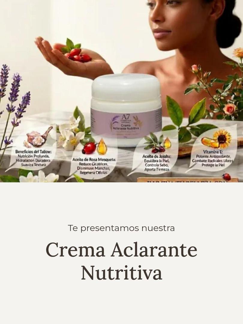 Crema Aclarante Nutritiva