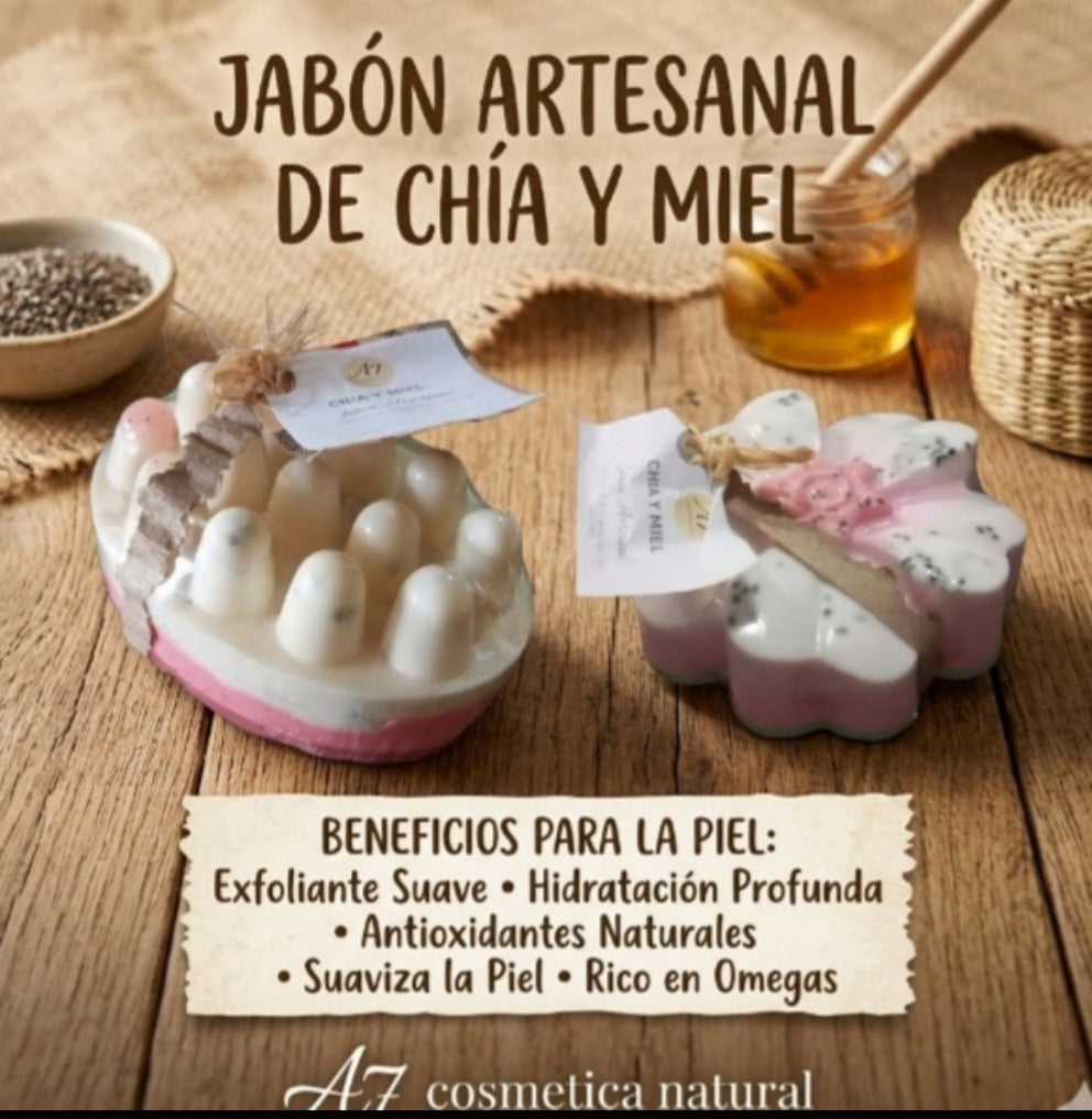 Jabon De Chia Y Miel