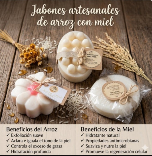 Jabon De Arroz Con Miel