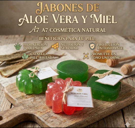 Jabon De Aloe Vera y Miel