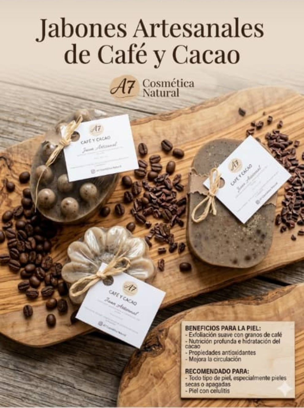 Jabon De Cafe Y Cacao