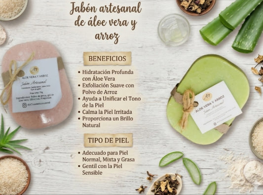 Jabon De Aloe Vera Y Arroz