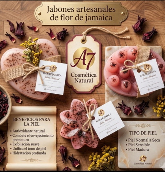 Jabones Artesanales De Flor De Jamaica